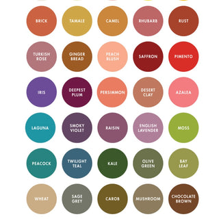 Color palette example for color analysis services 