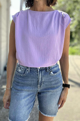 Gretchen High Rise Vintage Bermuda Shorts