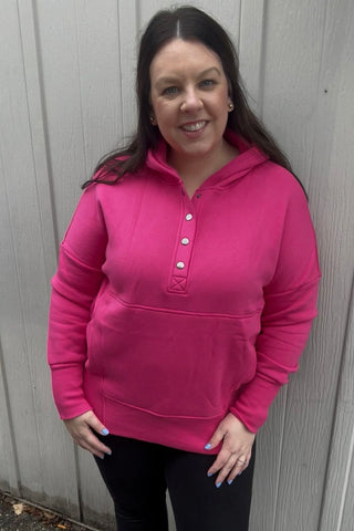 PINK FRIDAY Snap Sweatshirts