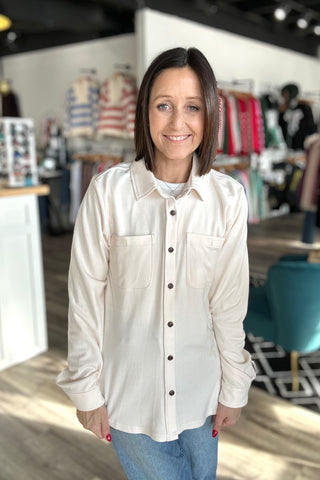 Marissa Soft Button Up