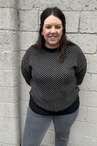 Sara Jacquard Sweater