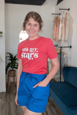 Oh My Stars Bold | Short Sleeve Graphic Tee | Patriotic