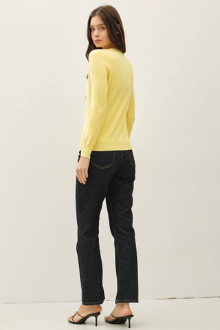 Amelia Viscose Crew Neck Sweater
