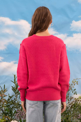 Piper Button Tab Sweater