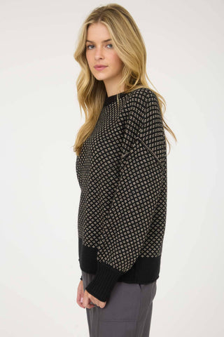 Sara Jacquard Sweater