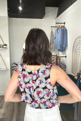 Jada Black Woven Top