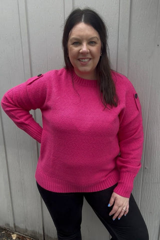 Piper Button Tab Sweater