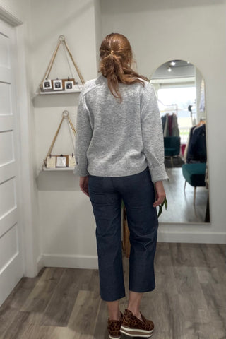 Jenna Heather Gray Sweater