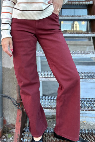 Sophia High Rise Wide Leg Pants