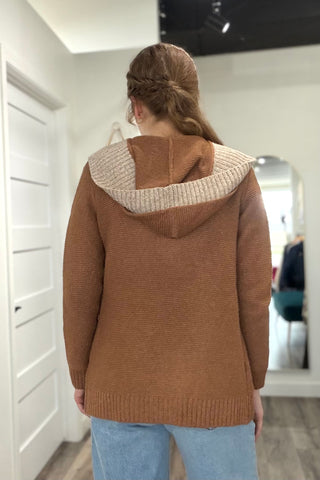 Christine Camel Cardigan with Pocket