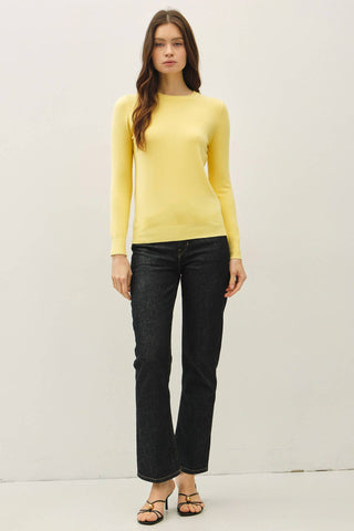 Amelia Viscose Crew Neck Sweater