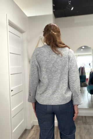 Jenna Heather Gray Sweater