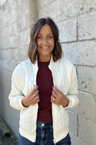 Teagan Quilted Bomber