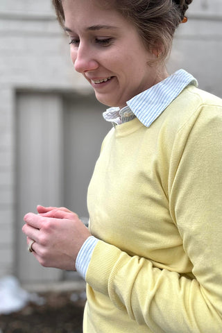 Amelia Viscose Crew Neck Sweater