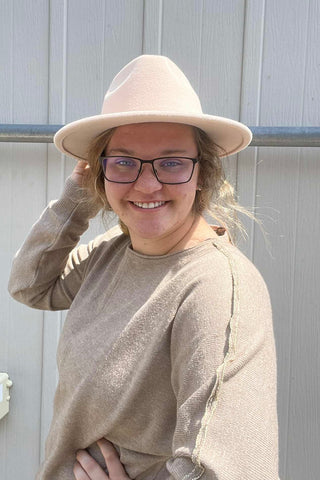 Charlie B Taupe Dolman Sweater