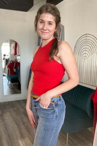 Zoey Red Tank