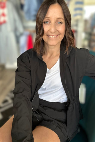 Helena Long Sleeve V Neck Tee