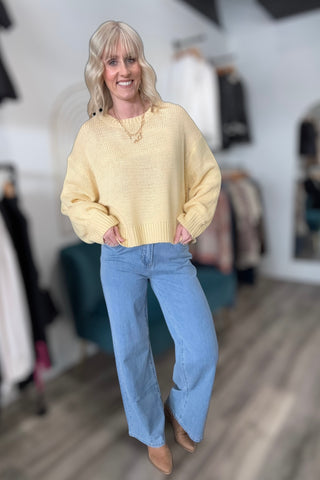 Charlie B Wide Leg Stretch Medium Wash Denim