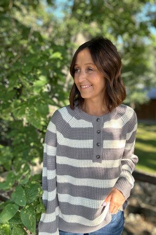 Isabella Heather Gray Top