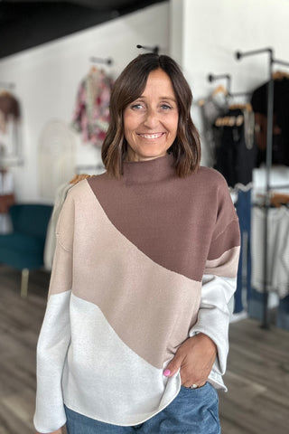 Ellie Colorblock Sweater