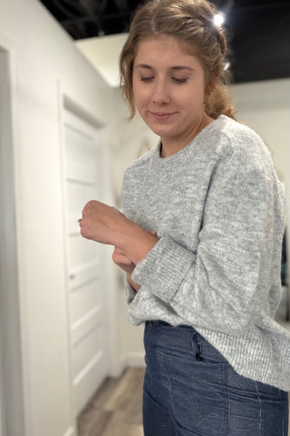 Jenna Heather Gray Sweater