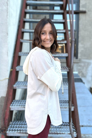 Sophie French Terry Colorblock Top