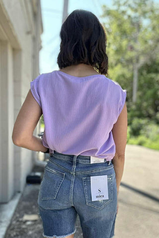Stella Lavender Sleeveless Top
