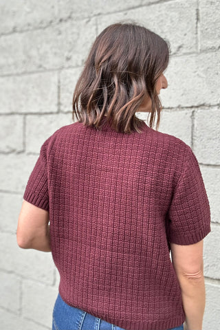 Lisa Short Sleeve Button Cardi