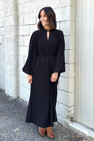Lorena Black Maxi Dress