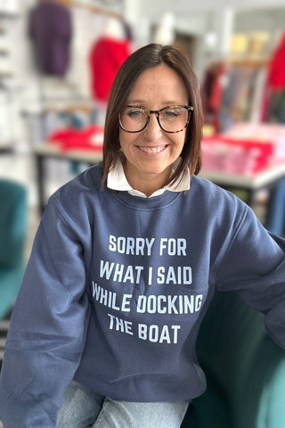 Docking the Boat Graphic Sweatshirt