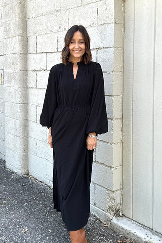 Lorena Black Maxi Dress