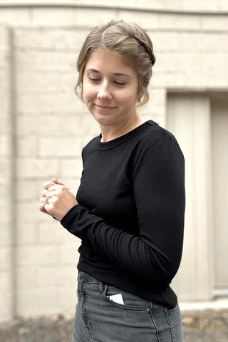 Indie Long Sleeve Knit Top