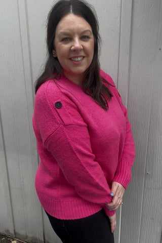 Piper Button Tab Sweater