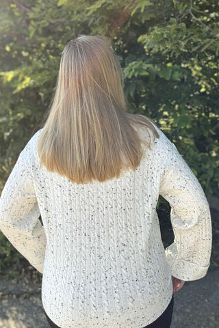 Charlie B Long Sleeve Cuff Crew Sweater