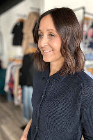 Erin Navy Cardigan