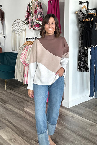 Ellie Colorblock Sweater