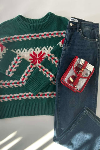 Lauren Green Holiday Sweater