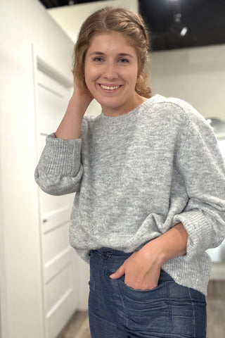 Jenna Heather Gray Sweater