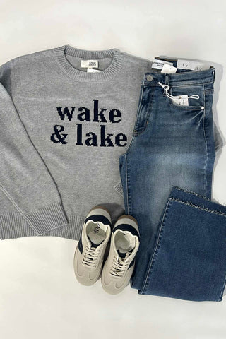 Wake & Lake Long Sleeve Sweater