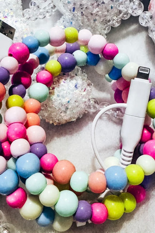 Beaded Phone Chargers