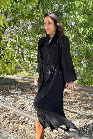 Lorena Black Maxi Dress