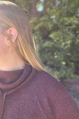 Charlie B Textured Raglan Cowl Neck