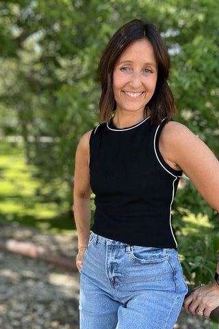 Halle Ribbed Tanks--2 COLORS