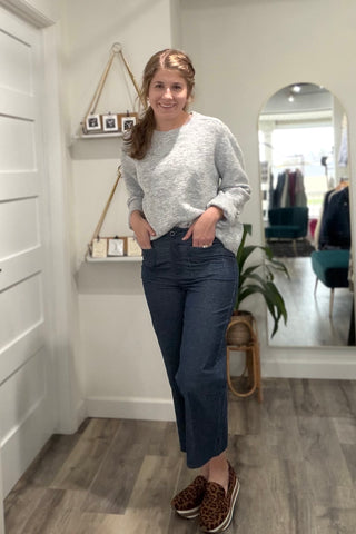 Jenna Heather Gray Sweater