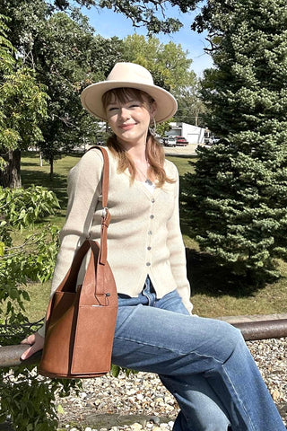 Samantha Button Down Long Sleeve Top-2 Colors!