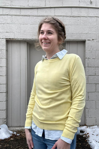 Amelia Viscose Crew Neck Sweater