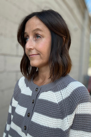 Isabella Heather Gray Top