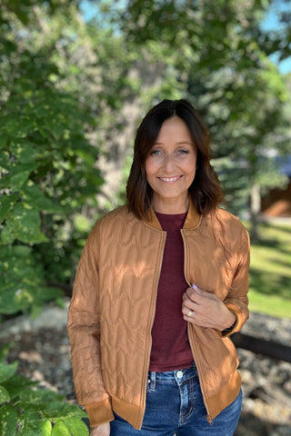 Teagan Quilted Bomber