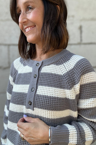 Isabella Heather Gray Top