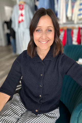 Erin Navy Cardigan